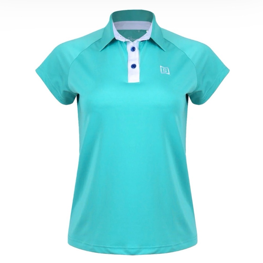 Storie Apparel Milli Polo - Women’s XS - Golf/Tennis Polo- Teal